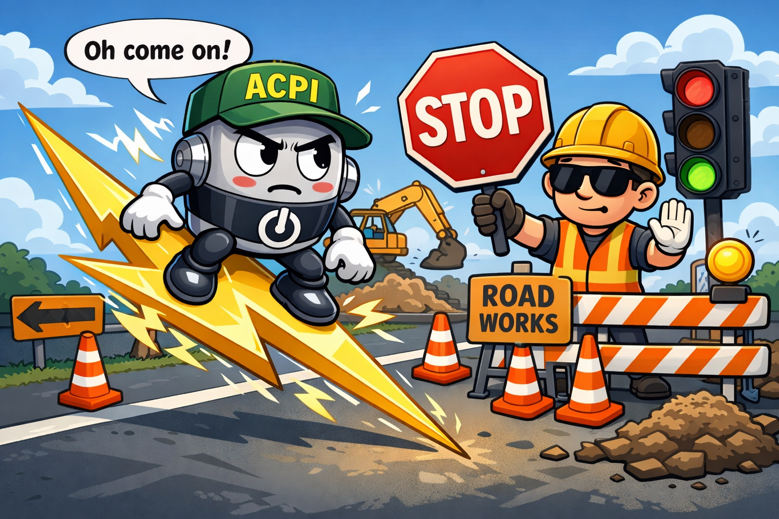 ACPI Wireless stopped and hanging